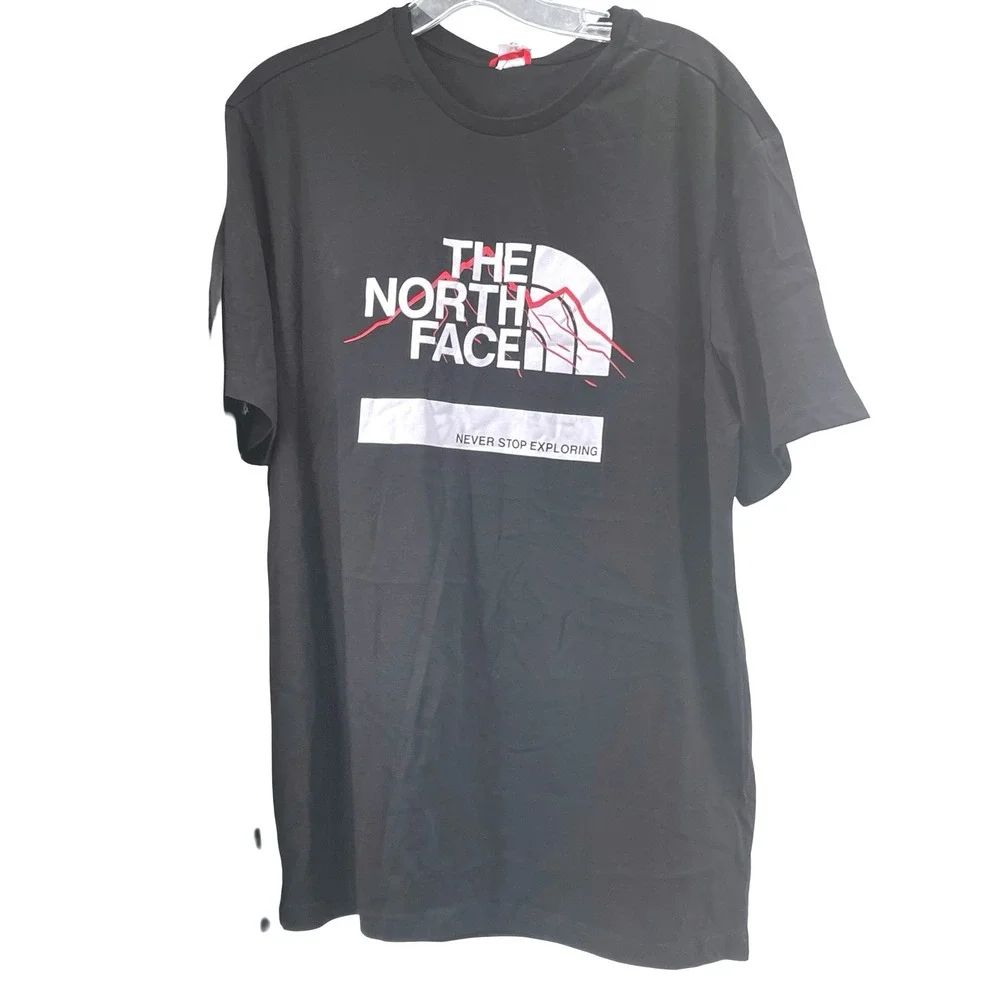 The North Face T-Shirt Never Stop Exploring LG Black NWT